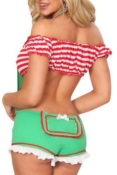 Christmas Costume Enticing Elf Sexy Elf Costume for Women - Click Image to Close